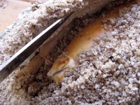Mon premier poulet en cro�te de sel